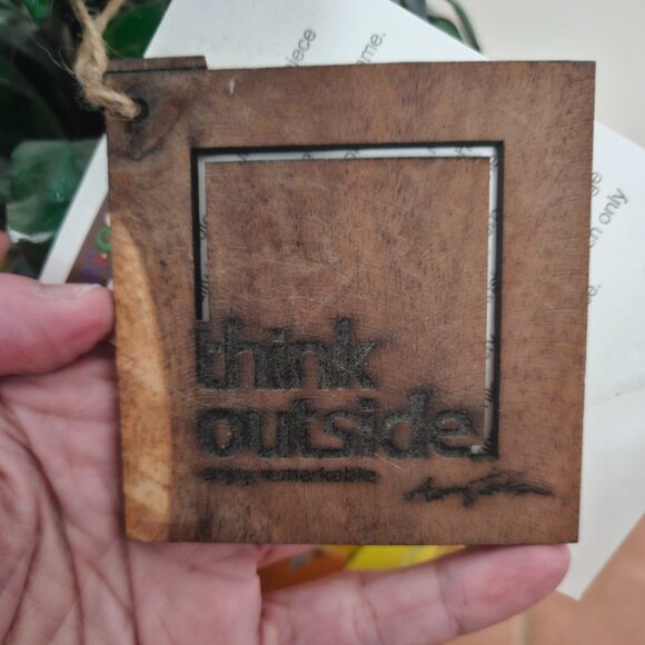 RARE THINK OUTSIDE PINEAPPLE HAND WELDED METAL ART WINE COOLER BEVERAGE HOLDER - Picture 9 of 16